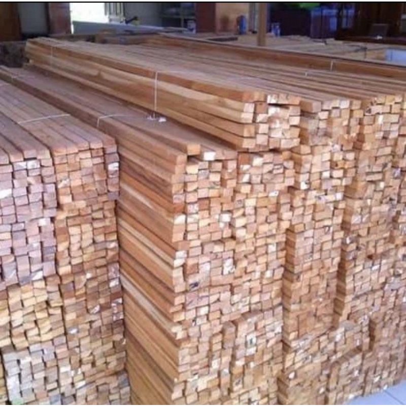 4 CM X 6 CM x 3 M / NM Kayu Kaso Usuk Plafon Sekat Per Batang