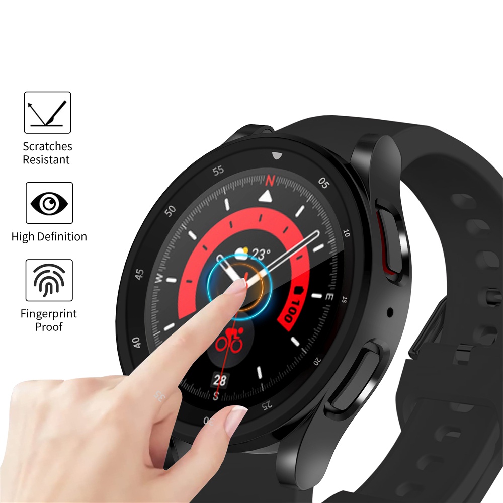Case Pelindung Layar Smartwatch Samsung Galaxy 5 Pro 45MM Bahan TPU Tahan Gores