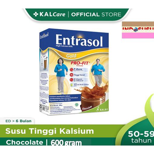 

[ COD ] PROMO!! Entrasol Gold Chocolate/ Vanilla 600gr