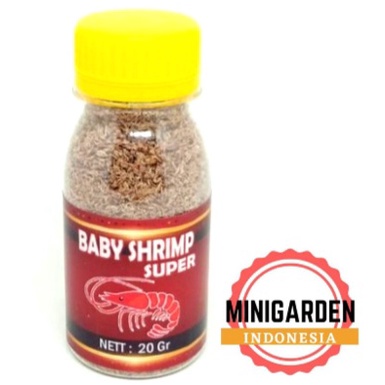 AVILO BABY SHRIMP SUPER 20 GRAM UDANG KERING ANAKAN TAMBAH WARNA IKAN