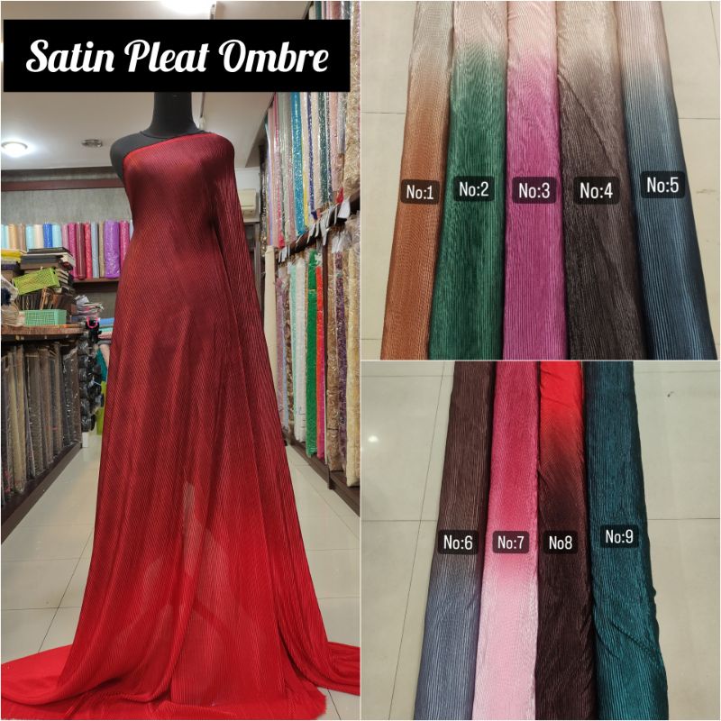 KAIN SATIN PLEATED OMBRE PLISKET VARIAN