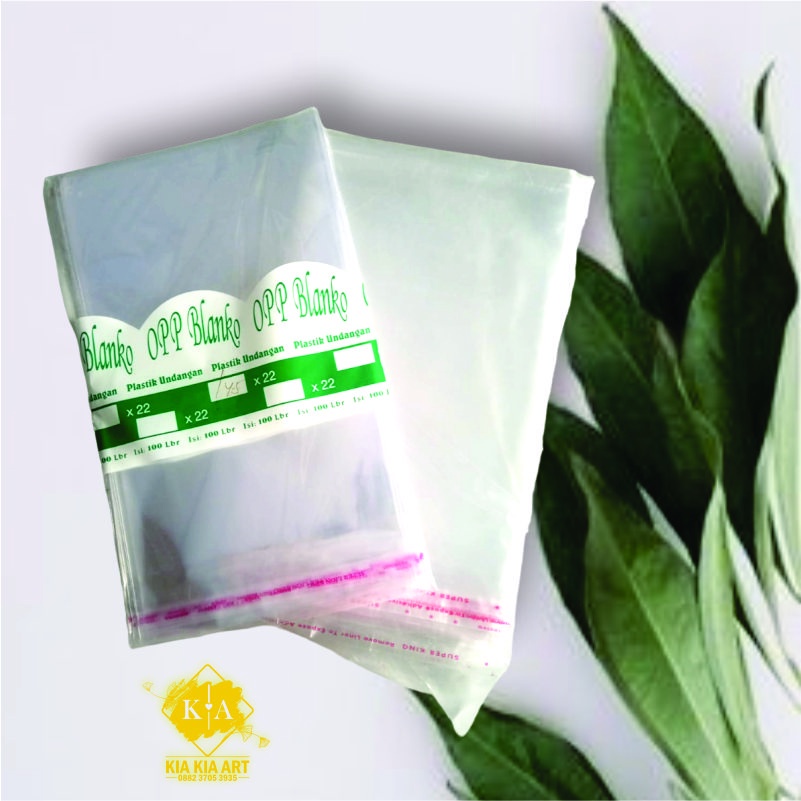 

Plastik OPP 14,5 x 22 cm untuk Kartu Undangan