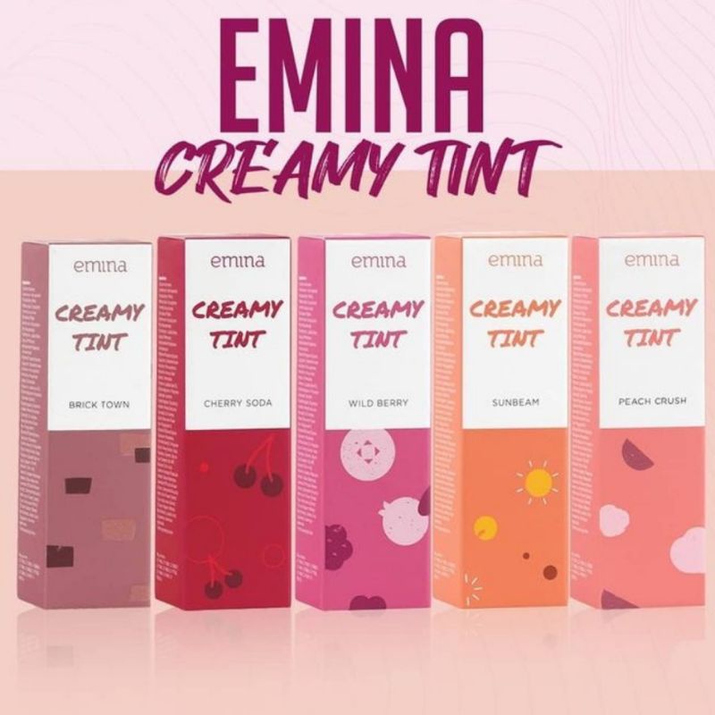 Jual Emina Creamy Tint 3.5 gr Lip Tint Liptint Brick Town Peach