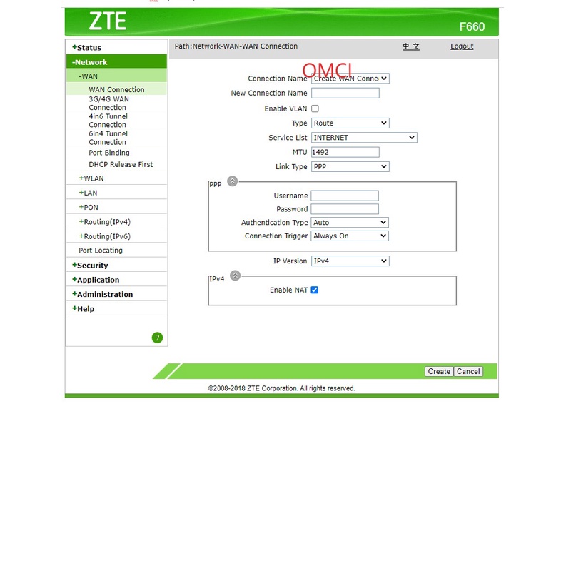 ZTE F660 v8 OMCI Gpon ONT WiFi|ONU ZTE F660 V8.0 FTTH versi OMCI