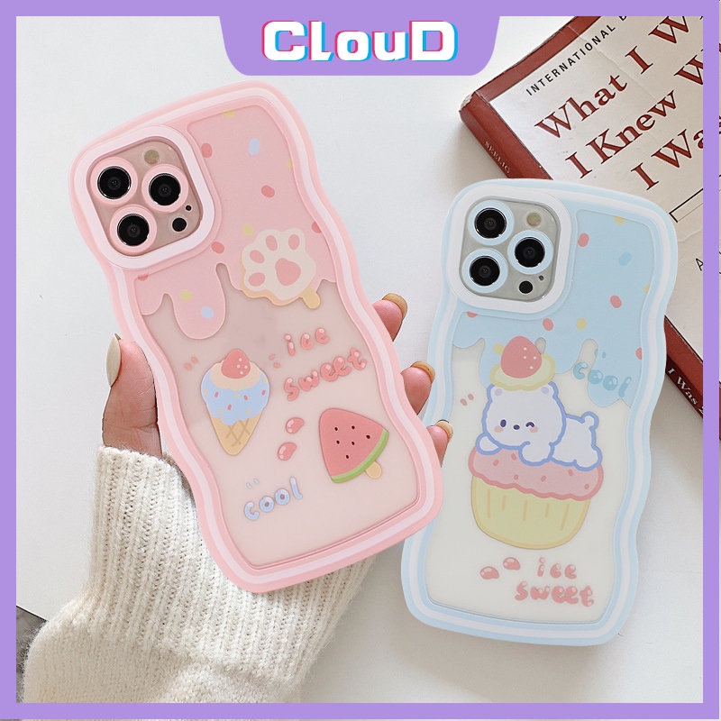 Soft Case TPU Motif Kartun Beruang Untuk Redmi Note 8 9 11 10s 10t 10A 10 9A 9C NFC Note 11 Note 10 Pro Max Plus