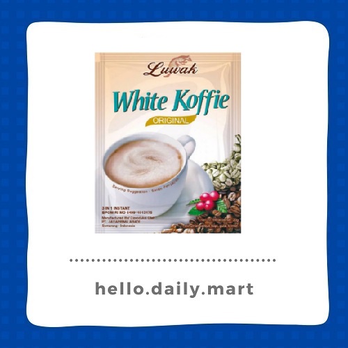 

LUWAK WHITE KOFFIE KOPI RENTENG ISI 10 SACHET