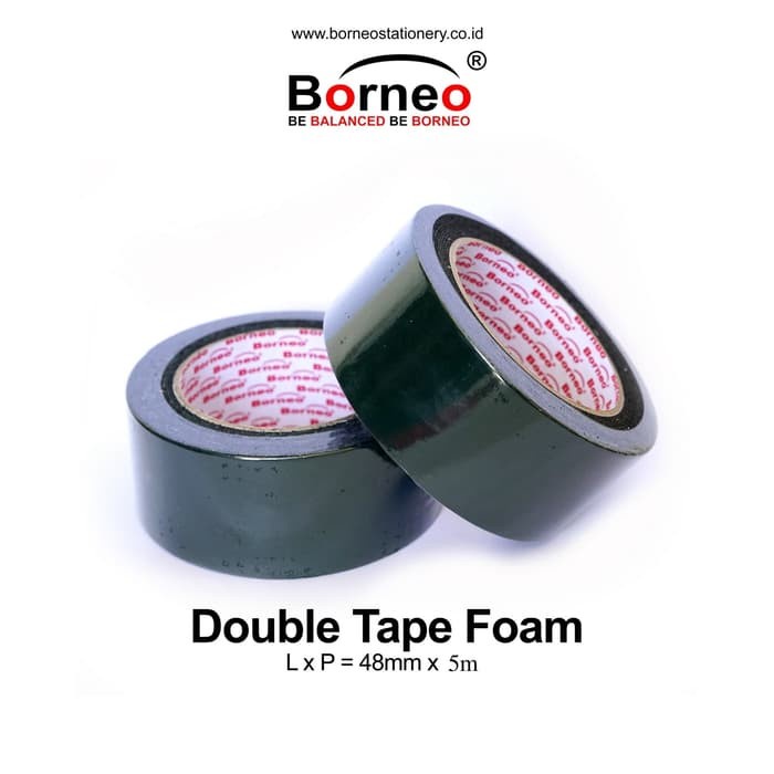 

DOUBLE TAPE FOAM 48MMX5M BORNEO / PCS