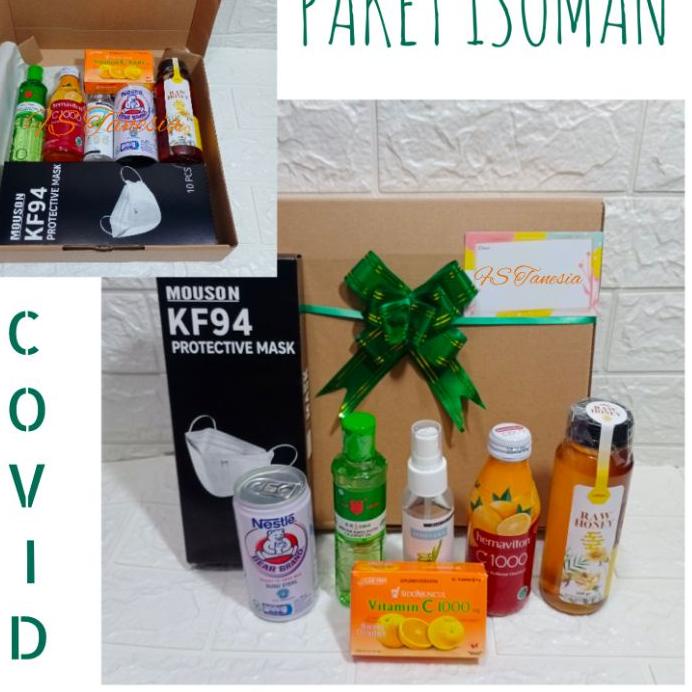 

10.10 HARGA GROSIR paket isoman vitamin kesehatan hampers gift box