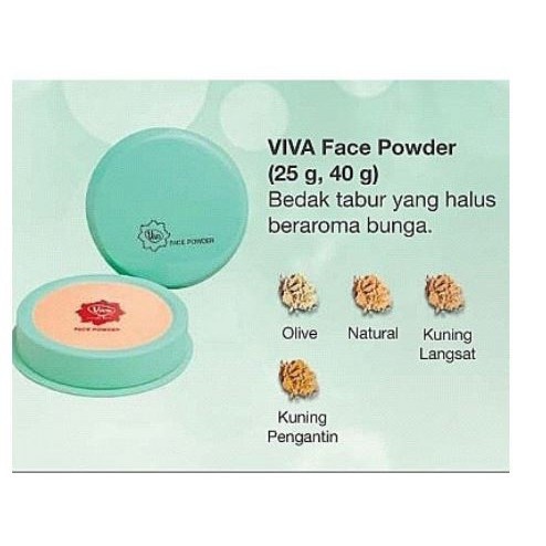 *galerybeautysemarang* VIVA BEDAK DOOS MINI 25G - ORIGINAL BY VIVA