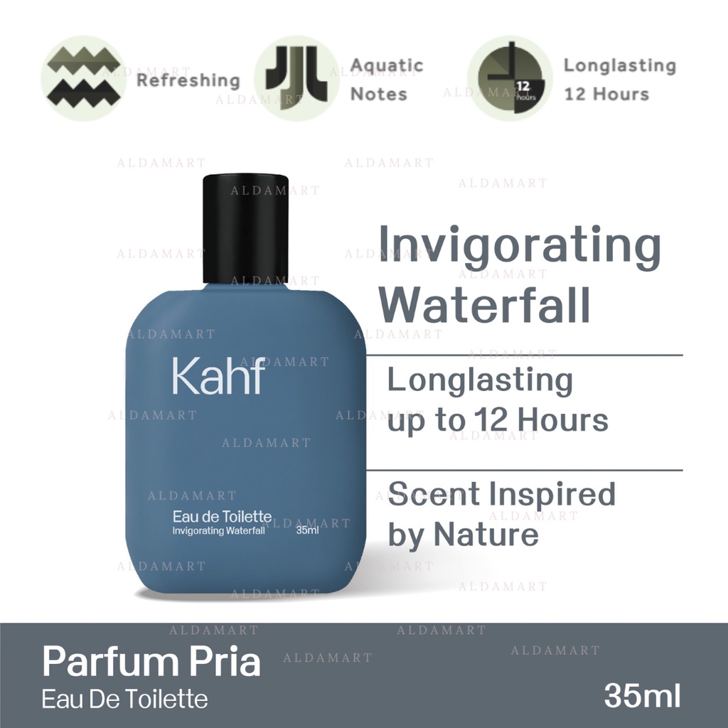 Parfum Pria Kahf Eau de Toilette Parfum Cowok Parfum KAHF Parfum KAFH Parfum Laki Laki Minyak Wangi Kahf Kahf Black