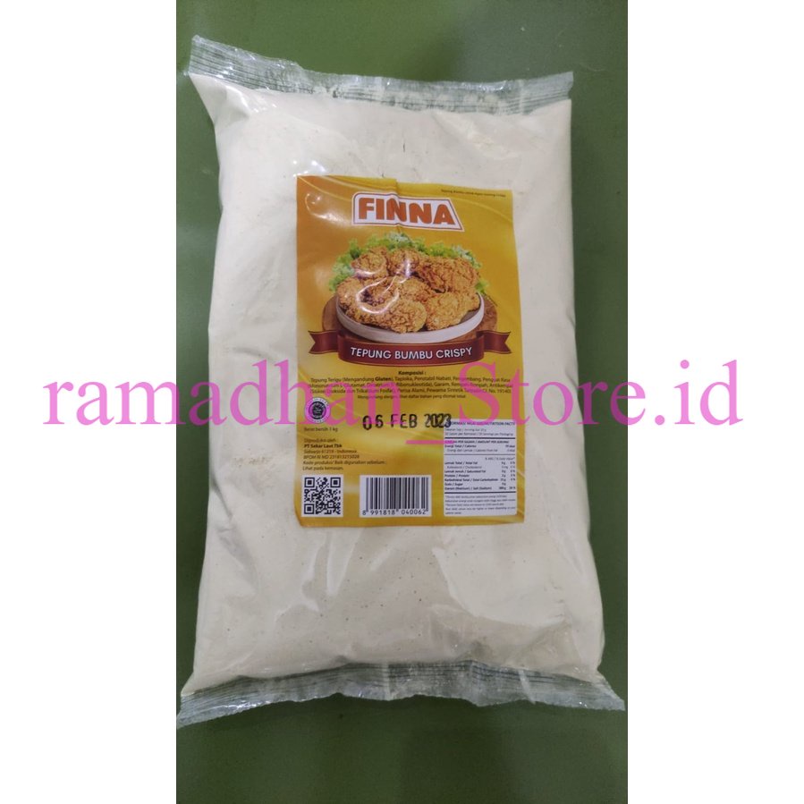 

Tepung bumbu crispy Finna 1kg Stok baru termurah _Ramadhan_Store.id