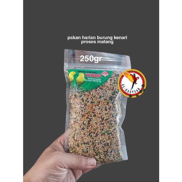 PAKAN HARIAN KENARI TURBO PLUS KENARI SEED CAMPUR PROSES MATANG