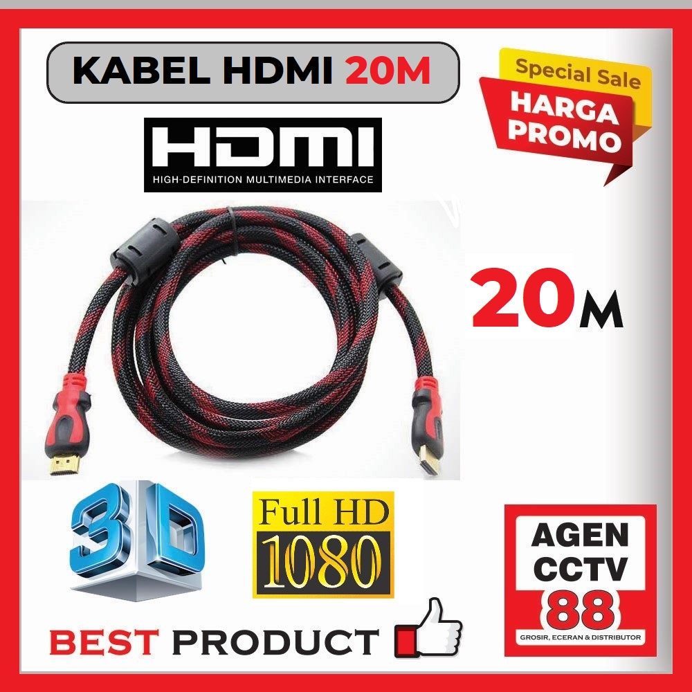 Kabel HDMI 20M / 20 Meter High Quality Cable