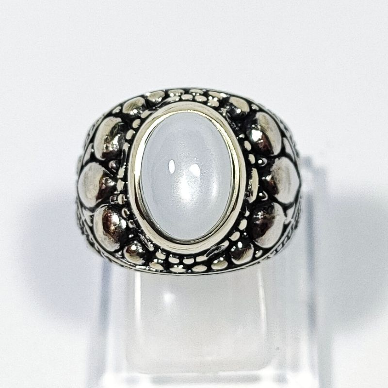 CINCIN BATU AKIK MOONSTONE CEYLON CODE 02214