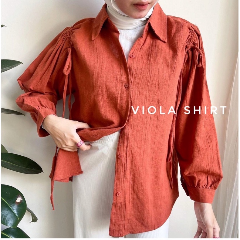 ZIOLA SHIRT KEMEJA CRINKLE RAYON LD 120 // VIOLA SHIRT