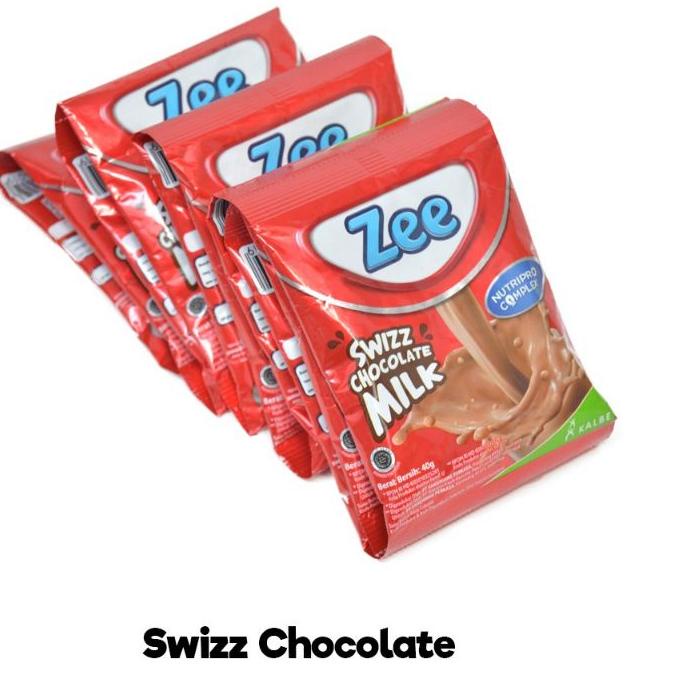 

limited STOCK!Zee Susu Bubuk Coklat dan Vanila sachet renceng (10pcs x 40gr)|RA6