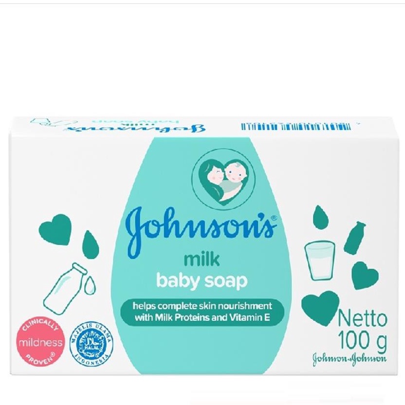 Johnson's Baby Soap Milk 100gr//Johnson's Baby Soap//Baby Soap//Johnson's Baby