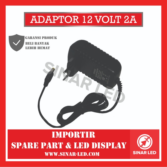 Unik Adaptor 12 Volt 2A Hemat
