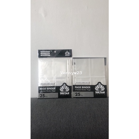 [1pack] Sultan 4pocket a5 binder page/Sultan page binder 4p/sultan sleeve binder
