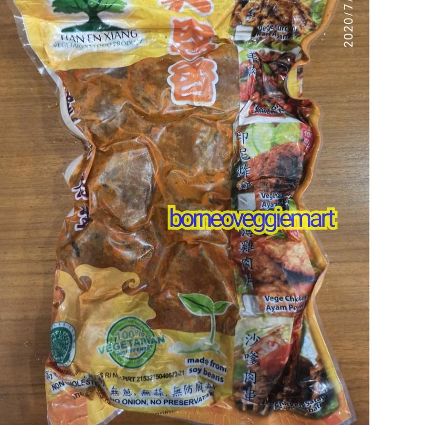 

Ready Tian En Xiang Rendang Mutton Vegan 450 gr / Daging Rendang Kambing Vegetarian / Evergreen✼