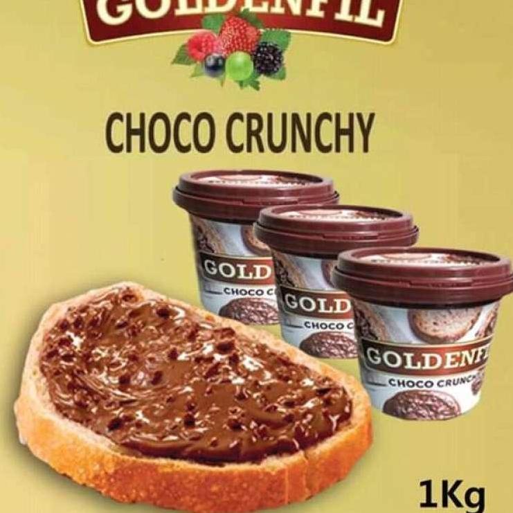 

Yang Terbaik--Selai Golden Fil 1 kg / Hazelnut Crunch / Choco Crunchy / Greentea / Cheese