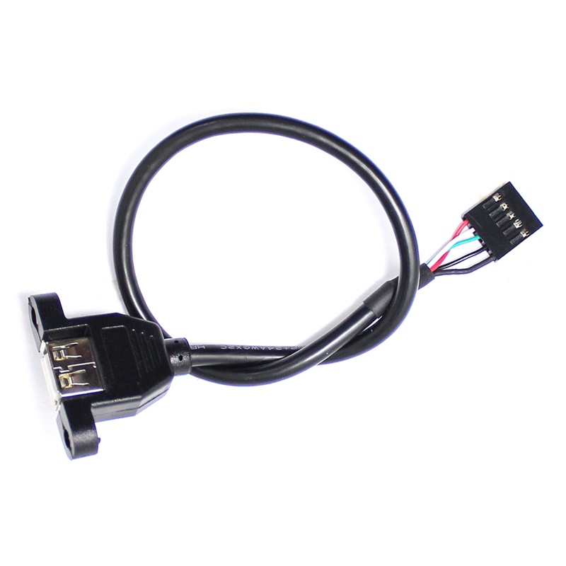 Btsg 5Pin Dupont- Ke 2.54 Kabel Kop USB Motherboard Komputer Built In Shileded Cord 5Pin 0.for 0.5M 1M