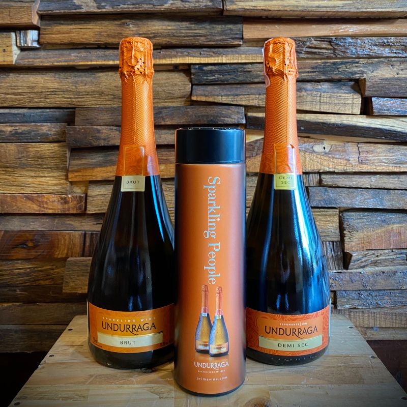 Jual BUY 2 BOTTLE GET TUMBLER Undurraga Sparkling Brut, Undurraga