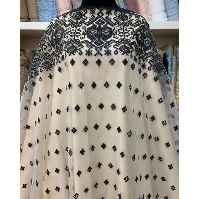 New Organza Embroidery Sapto (68) DUSTY PURPLE/SILVER GREY