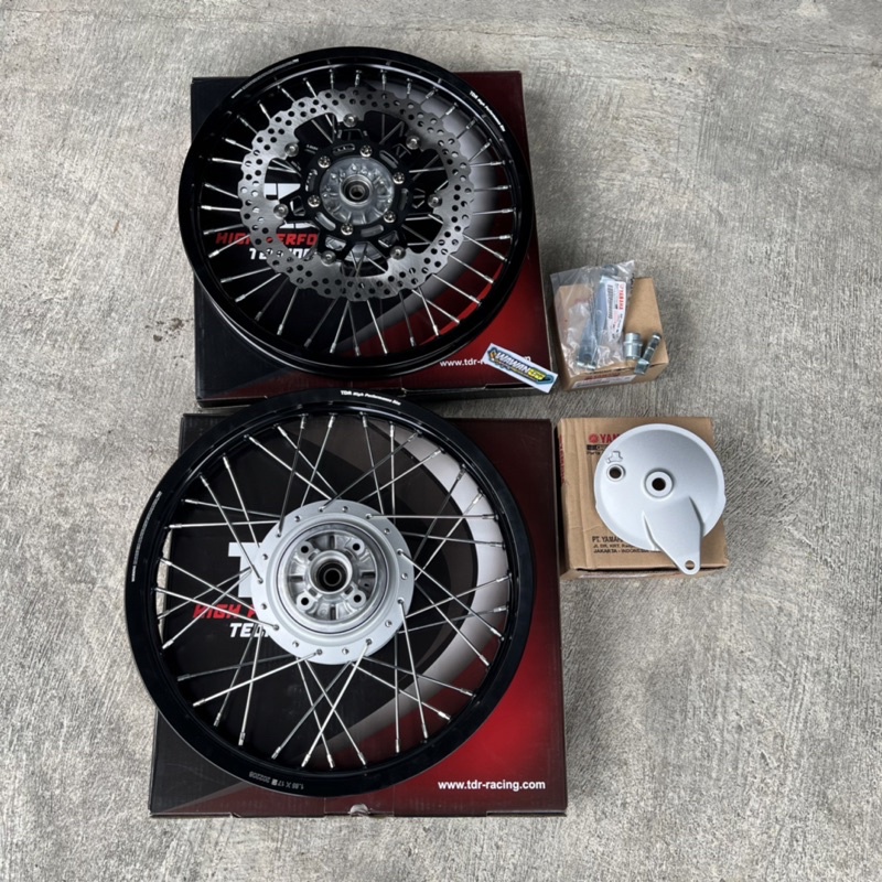 paketan velg set TDR klx Dtracker tinggal pasang