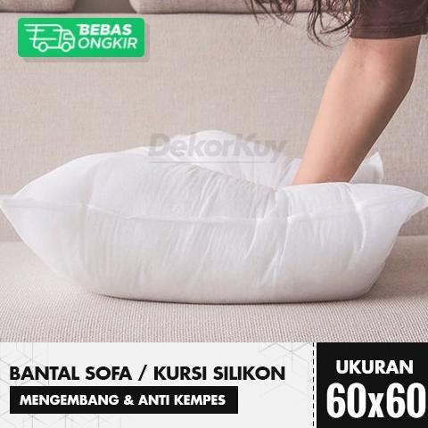 Bantal Sofa Silikon / Bantal Kursi Uk. 60x60