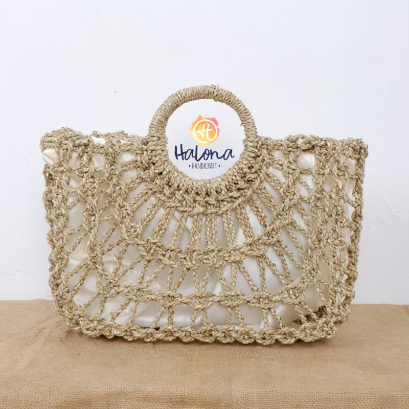 Tas Anyaman Pandan Rara Gintir / Tas Wanita / Handbag / Tas Kerajinan Anyaman Premium
