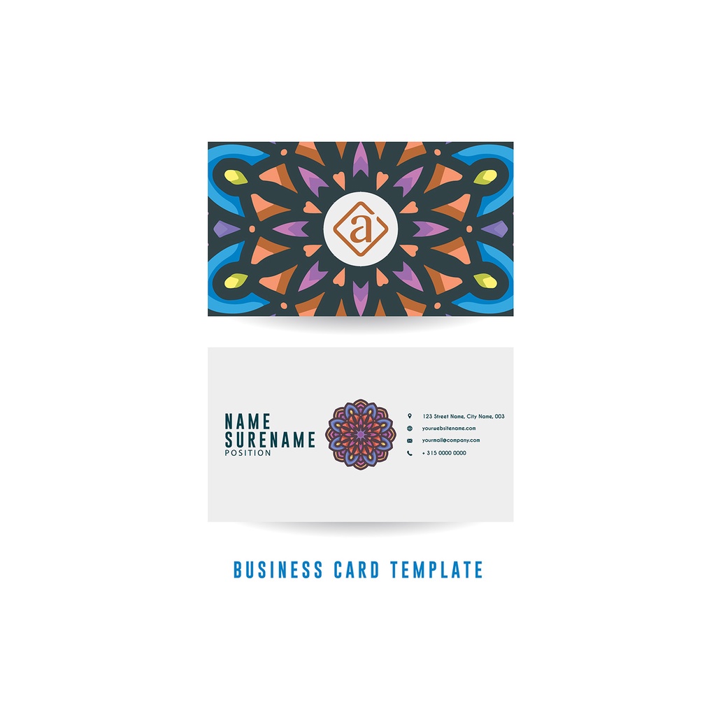 Mandala Business Card Template