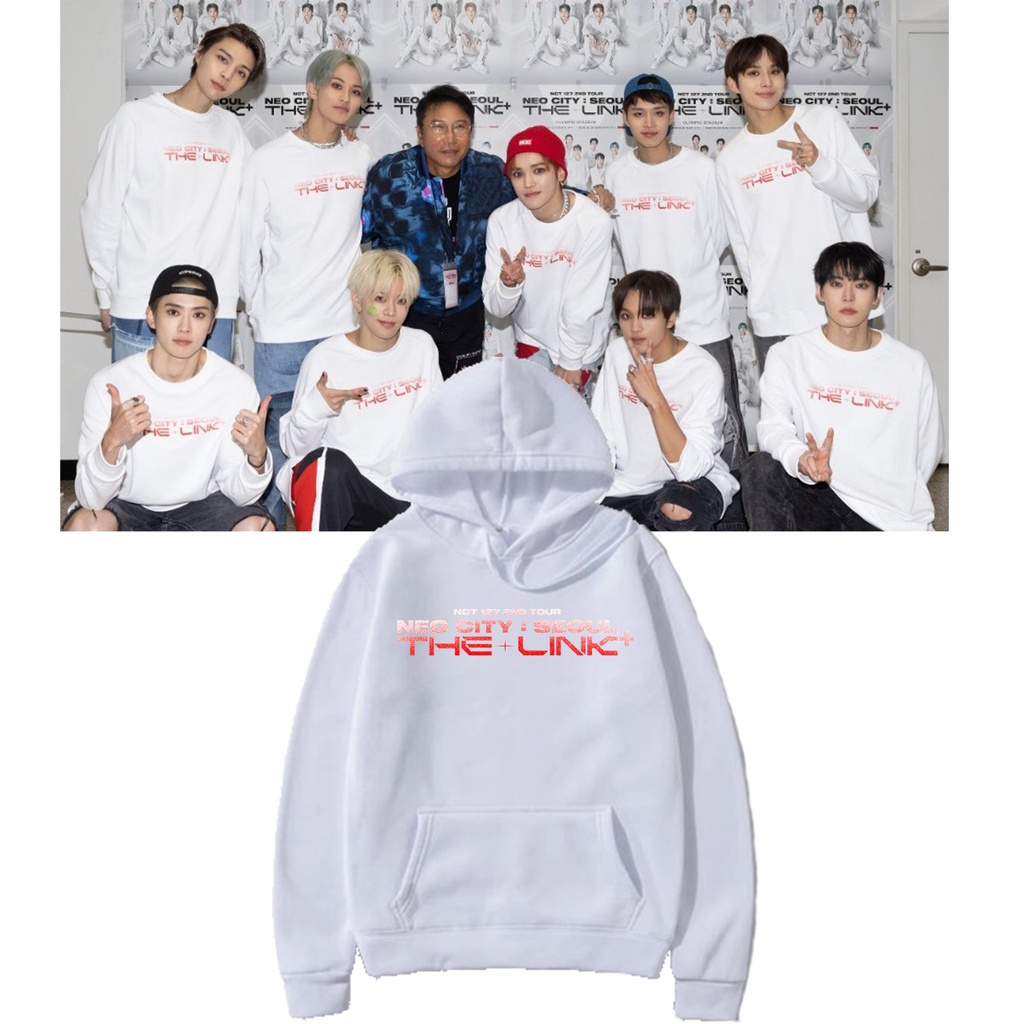 Hoodie NCT 127 the link merah gradasi