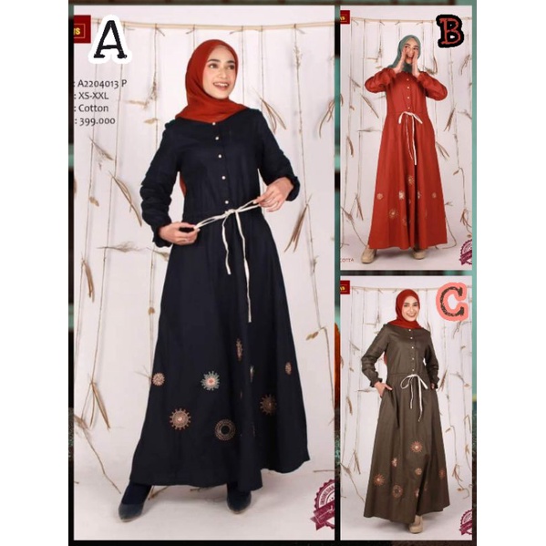 abaya cantik//bordir keren//by dannis ori