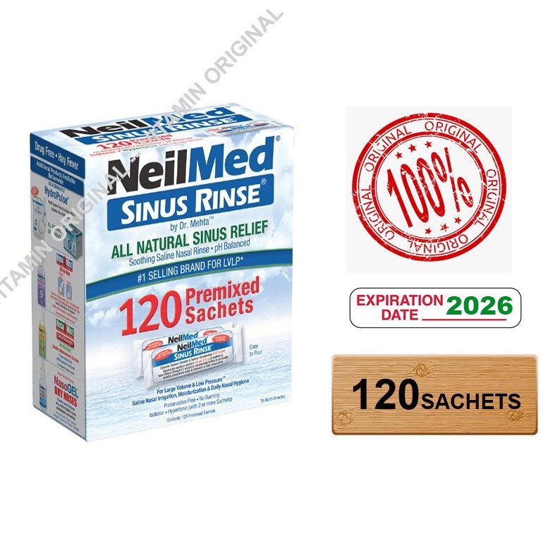 NeilMed Sinus Rinse Premixed 120 Sachets