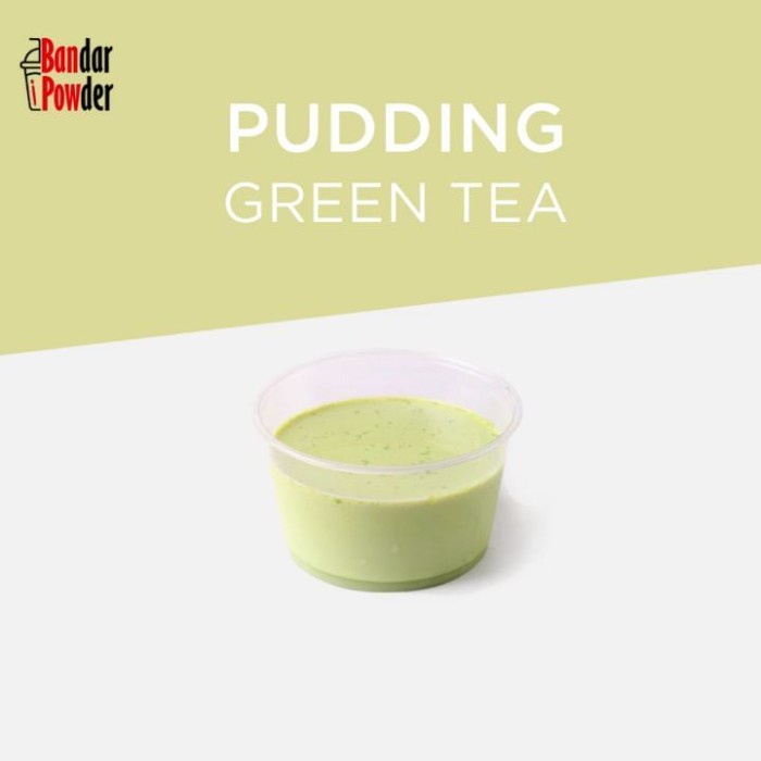 

ORIGINAL MURAH Bubuk Silky Pudding Green Tea 500gr - Serbuk Puding Teh Hijau - BanPow