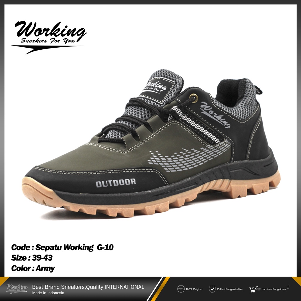 Working Snekares For You Sepatu Hiking Pria G-10