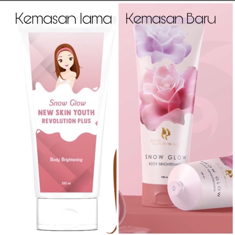 Lotion snow glow Whitening body new skin youth revolution Houseeofbeauty