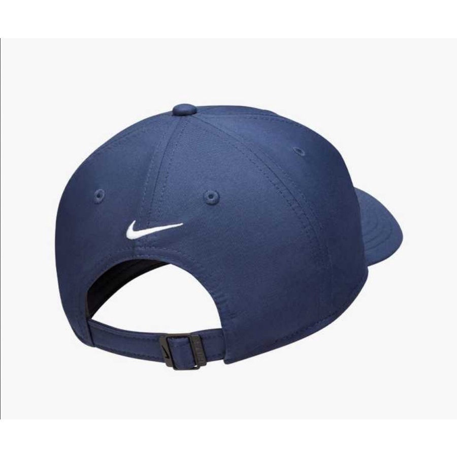 Nike Dri Fit Legacy91 Golf Cap Navy White DH1640-419 Topi Original