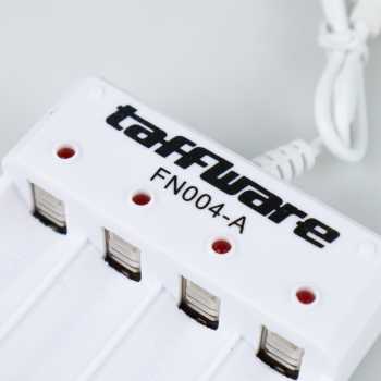 Taffware Charger Baterai USB Plug 4 slot for AA/AAA - FN004-A