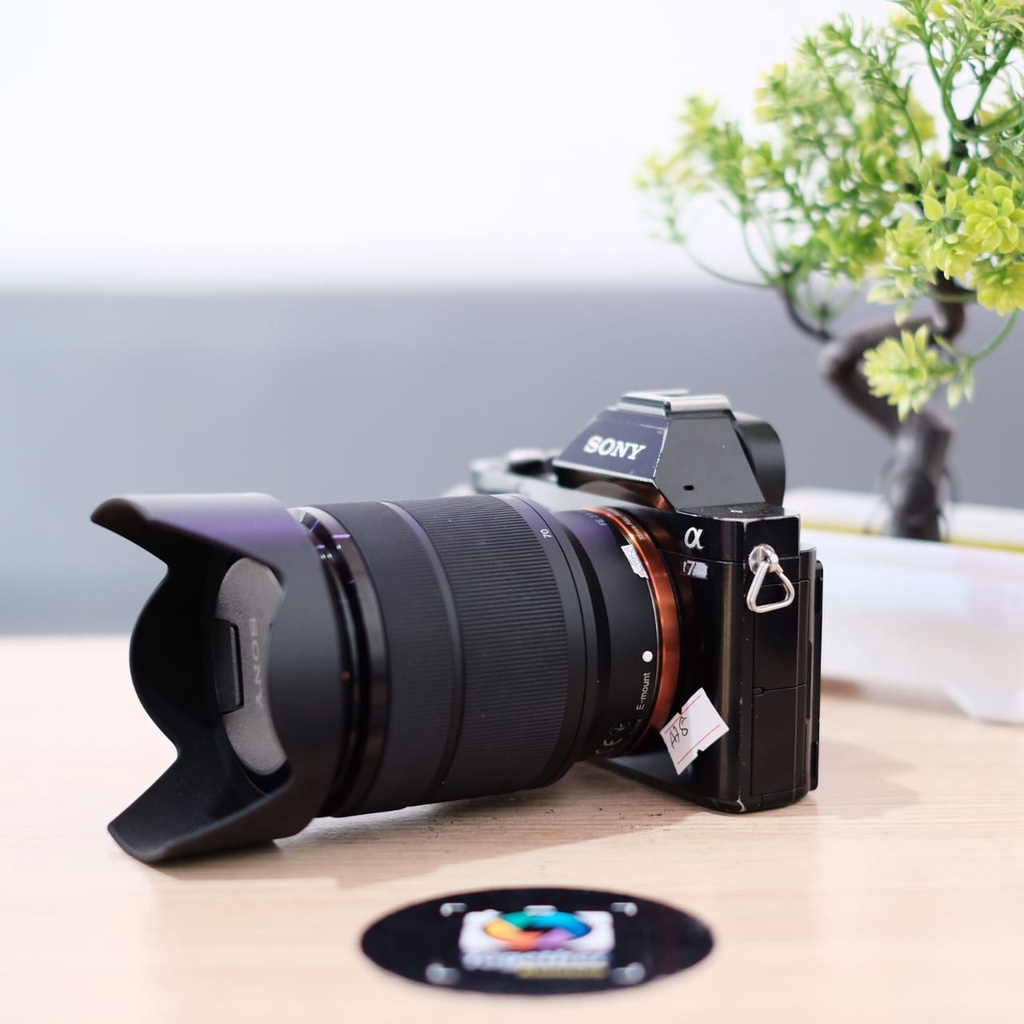 kamera mirroless sony fullframe a7s alpha7s a 7s alpha a7s with lensa 28-70mm second mulus wifi terb
