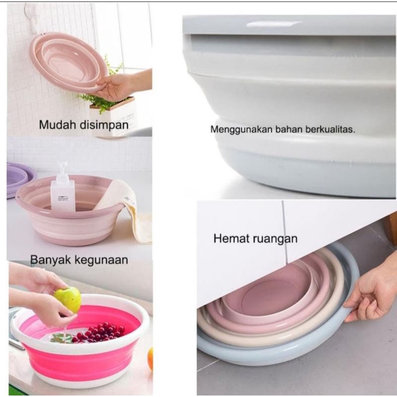 Baskom Lipat, bak lipat, ember lipat Jumbo