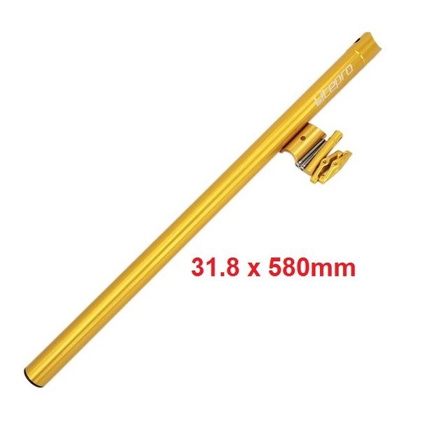Seatpost LITEPRO 31.8 580 mm 31 8 SEAT POST ace Superlight for DAHON three 3 sixty trifold SELI SEPE