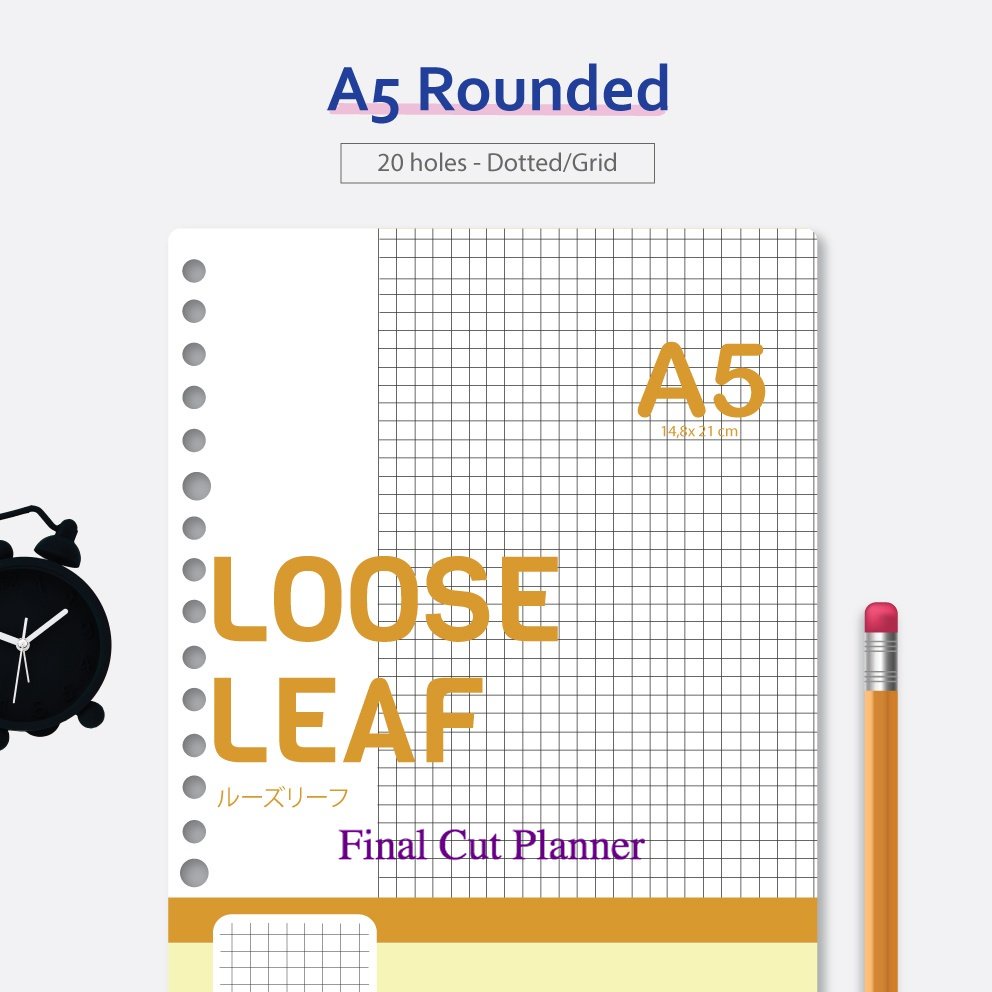 

Loose Leaf A5 100 gsm Rounded - Kertas File by Bukuqu .