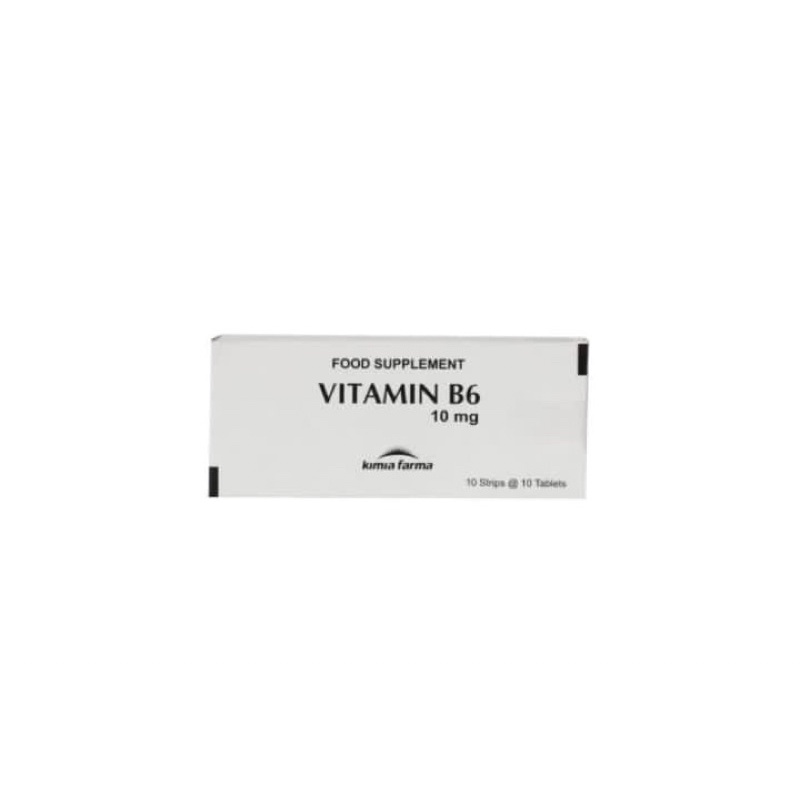 Vitamin B6 10 mg strip 10 tablet ( vitamin B6 generik )