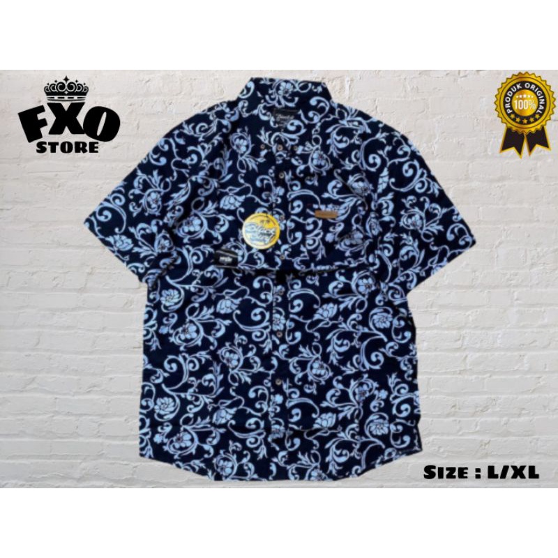 Kemeja Pria Distro Original Black Surf - Kemeja Batik