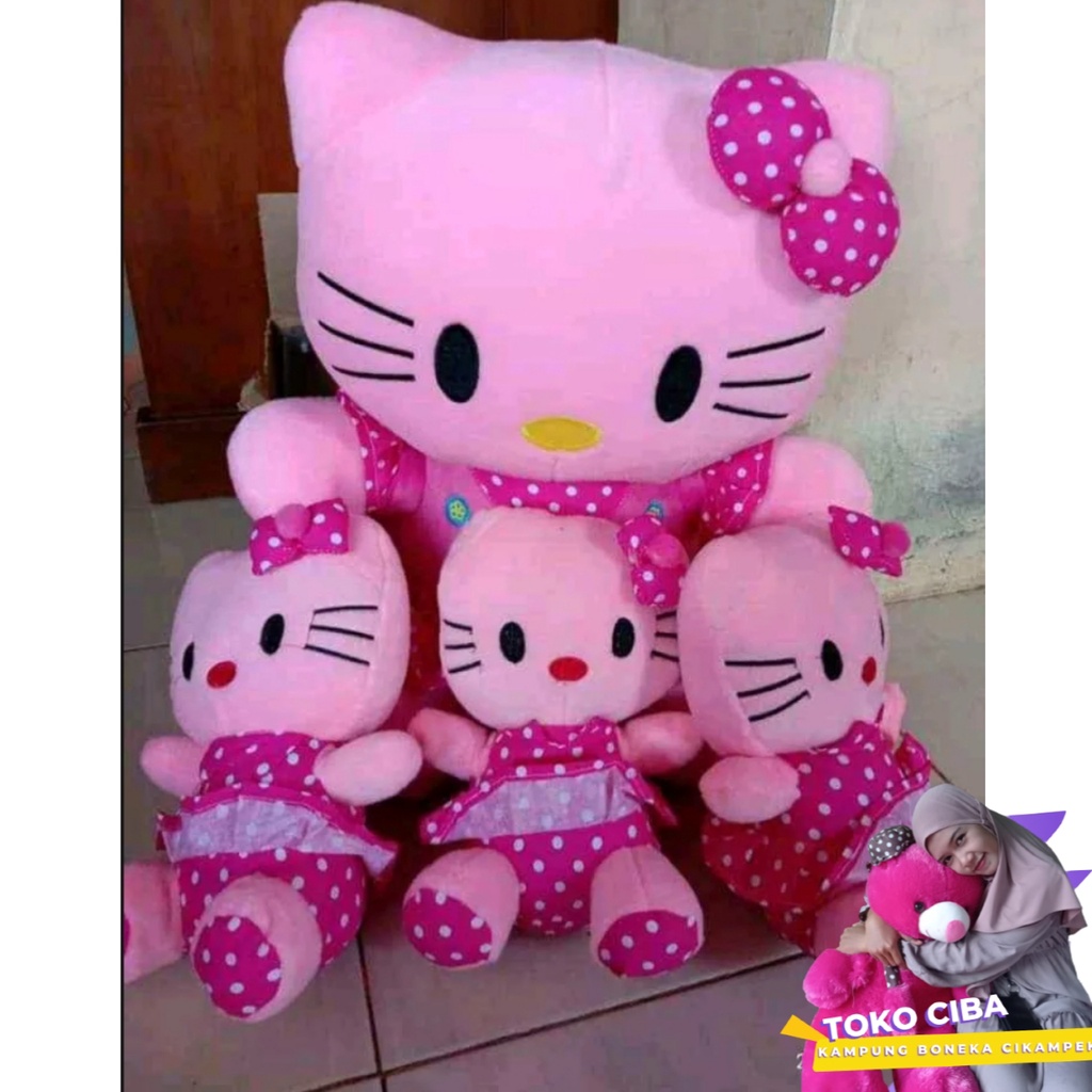 Boneka Hello Kitty Beranak L Beranak SBoneka Hello Kitty Boneka Hello Kitty Beranak Bertopi Boneka H