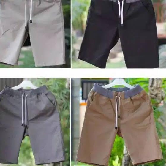 Recomend CELANA PENDEK CHINO RIP PINGGANG KARET MELAR