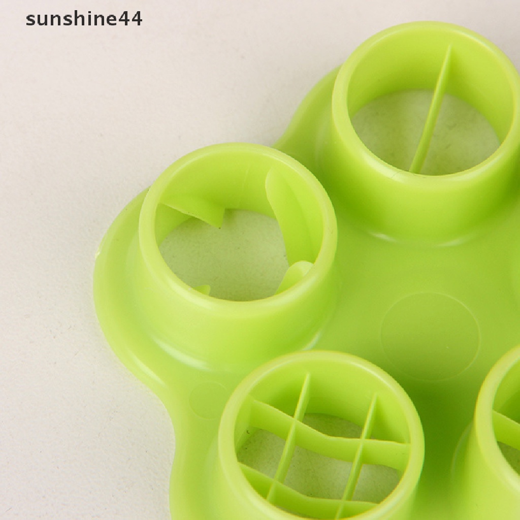 Sunshine 5 In 1 Cetakan Pemotong Sosis / Hot Dog / Hamburger DIY