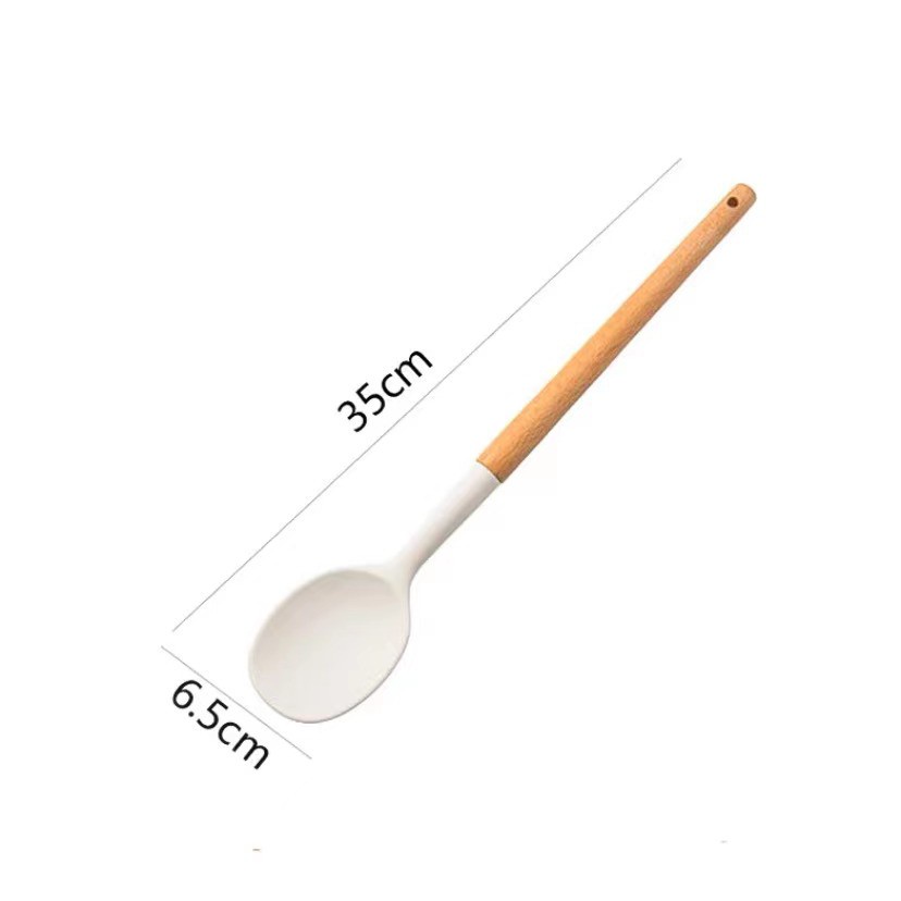 Silicone Utensil Spatula/Alat Masak Sutil Tahan Panas